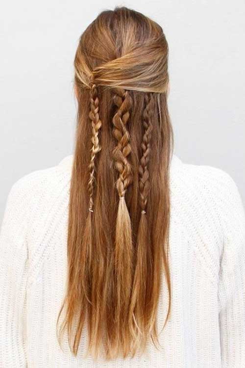 Boho Long Hairstyles with Braides