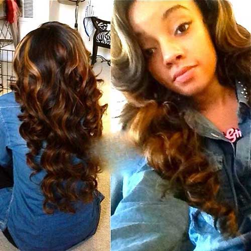 Nice Curly Hairstyles for Black Women with Long Hair