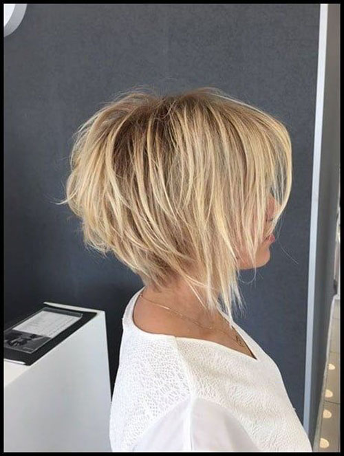 Short Layered Bob Hairstyles With Bangs