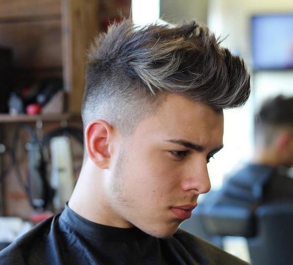 Men's Long Quiff Hairstyle