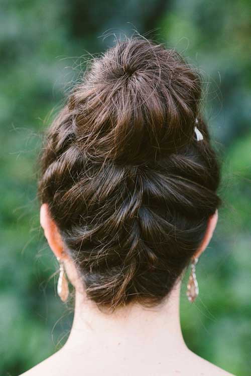 Back of Nice Braided Bun