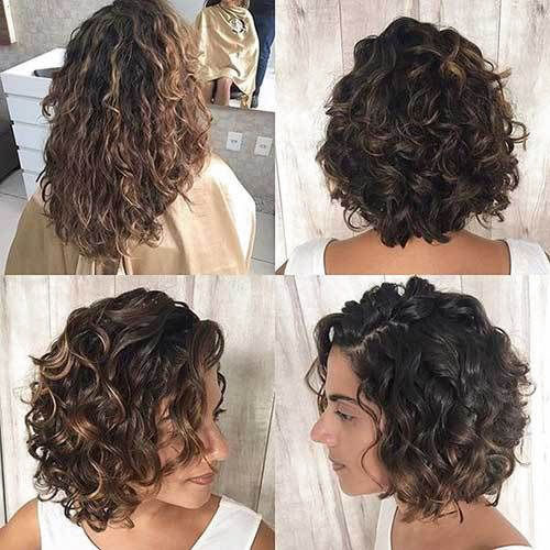 Curly Hair Bob