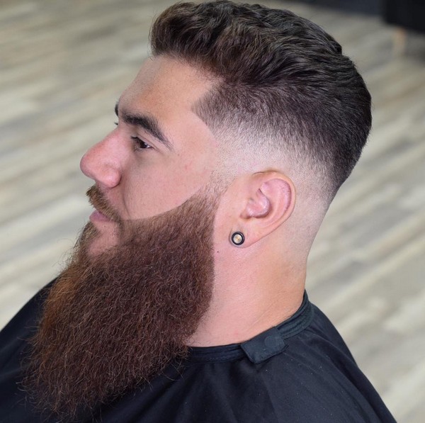 Full Beard Style For Round Face