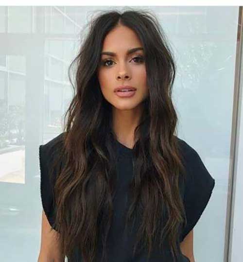 Long Brown Hair with Layers