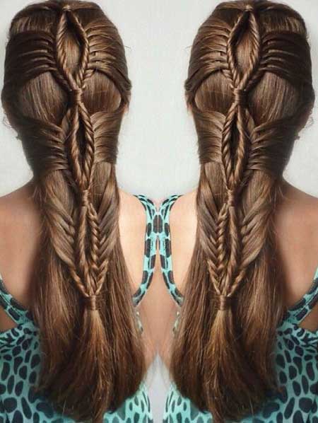 Long, Fishtail, Trenza