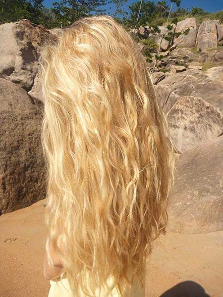 Natural Highlights Beachy Waves, Curls, Waves, Curly Hair, Long Hair