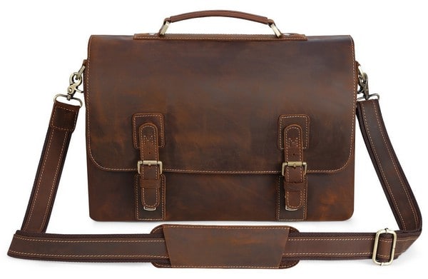 Kattee Vintage Mens Messenger Bags Leather