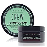 Men's Hair Forming Cream by American Crew, Perfect for Fathers day Gifts, Like Hair Gel with Medium Hold with Medium Shine, 3 Oz (Pack of 1)