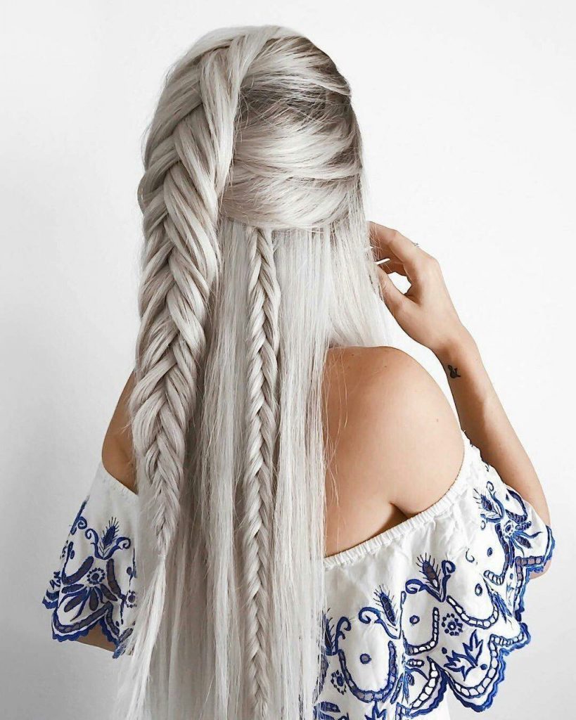 Braids for long hair in 2021-2022