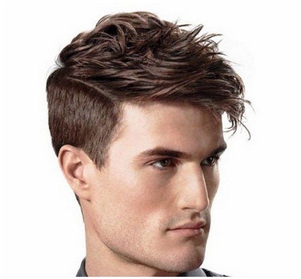 mens hairstyles short sides long top