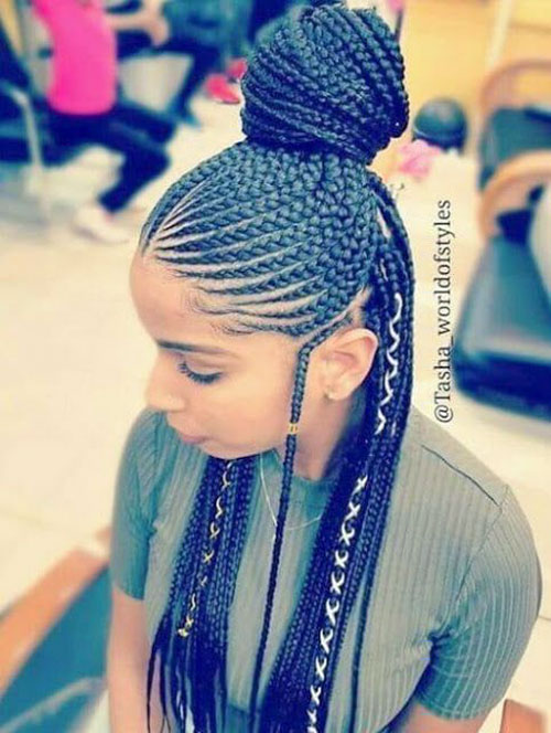 Long Individual Braids Hairstyles