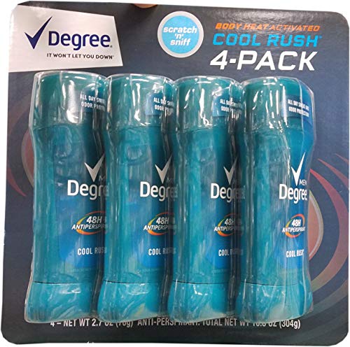 DEGREE MENS DEO Bucky Therapeutic Travel Hot/Cold Therapy, Neck Wrap, Aqua, 2.7 Ounce