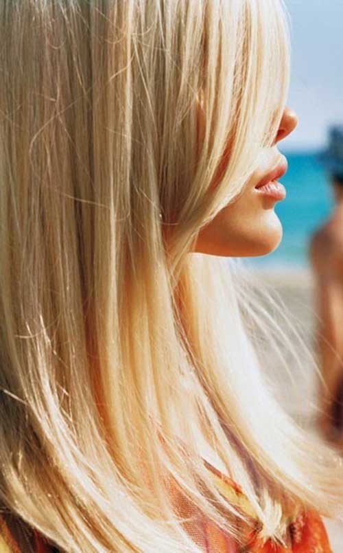 Beach Light Blonde Hair