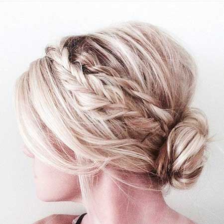 Updo, Prom, Long, Updos, Messy, Bun, Purple