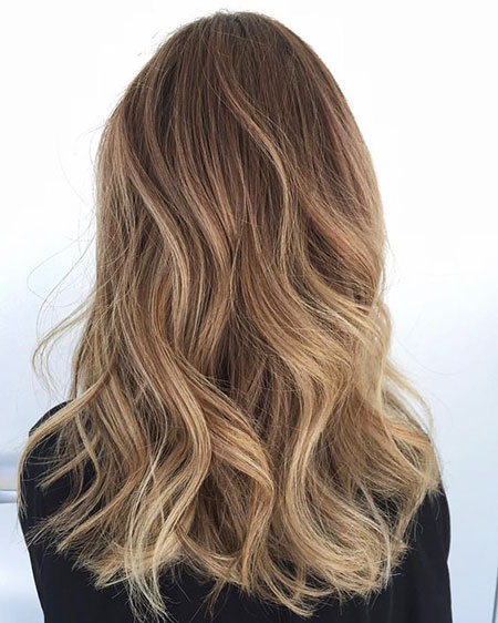 Balayage Hair Blonde Honey