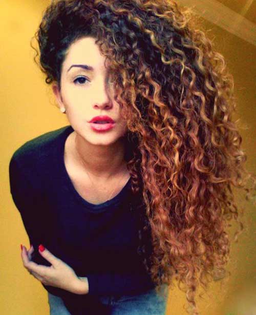 Long Natural Curly Hairstyles-20