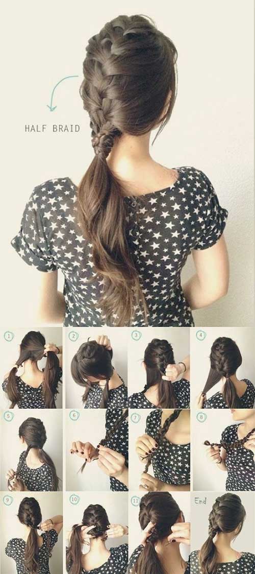 Best Braided Ponytail Style