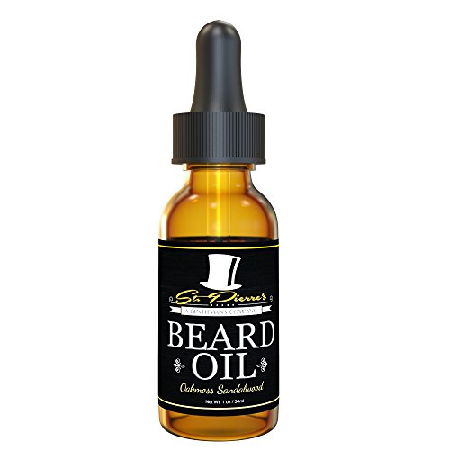 Best Sandalwood Beard Oil - Conditioner & Softener for Men - Stronger Scent Oils, Includes Argan and...