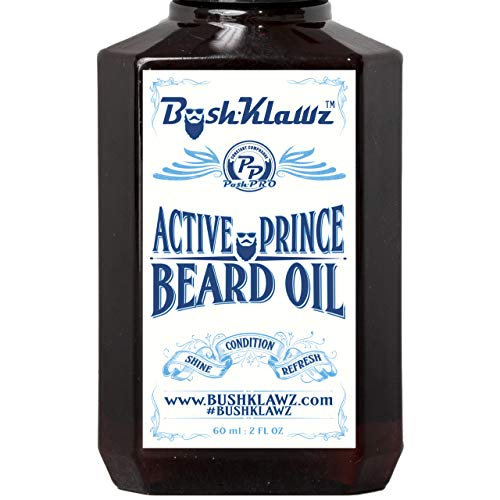 Active Prince Beard Oil Conditioner Premium Beard Moisturizer Refreshing Scent 2 oz - Best Leave in...