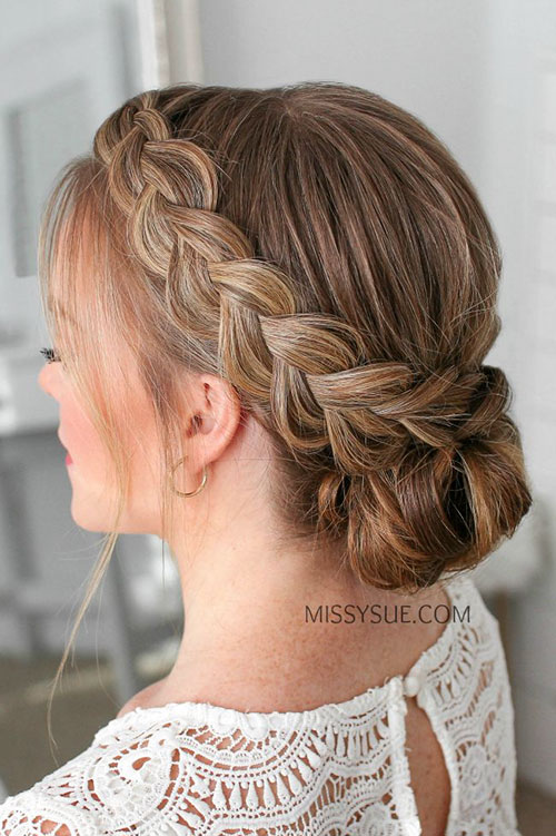 Braided Hairstyles In A Bun