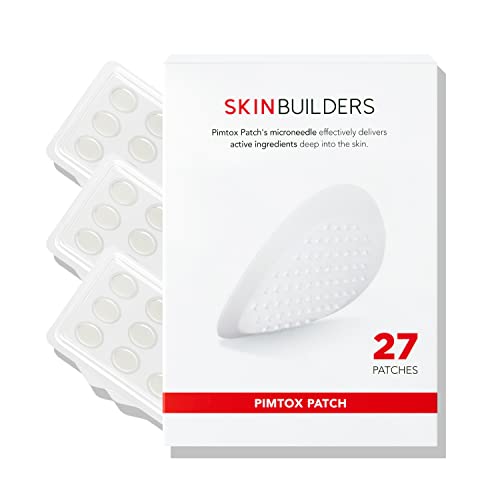 SKINBUILDERS Pimtox Patch With Microneedles For Caring Pimple, Zit, And Skin Troubles, Acne Pimple...