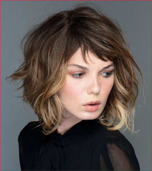 Short Layered Bob Haircuts With Bangs