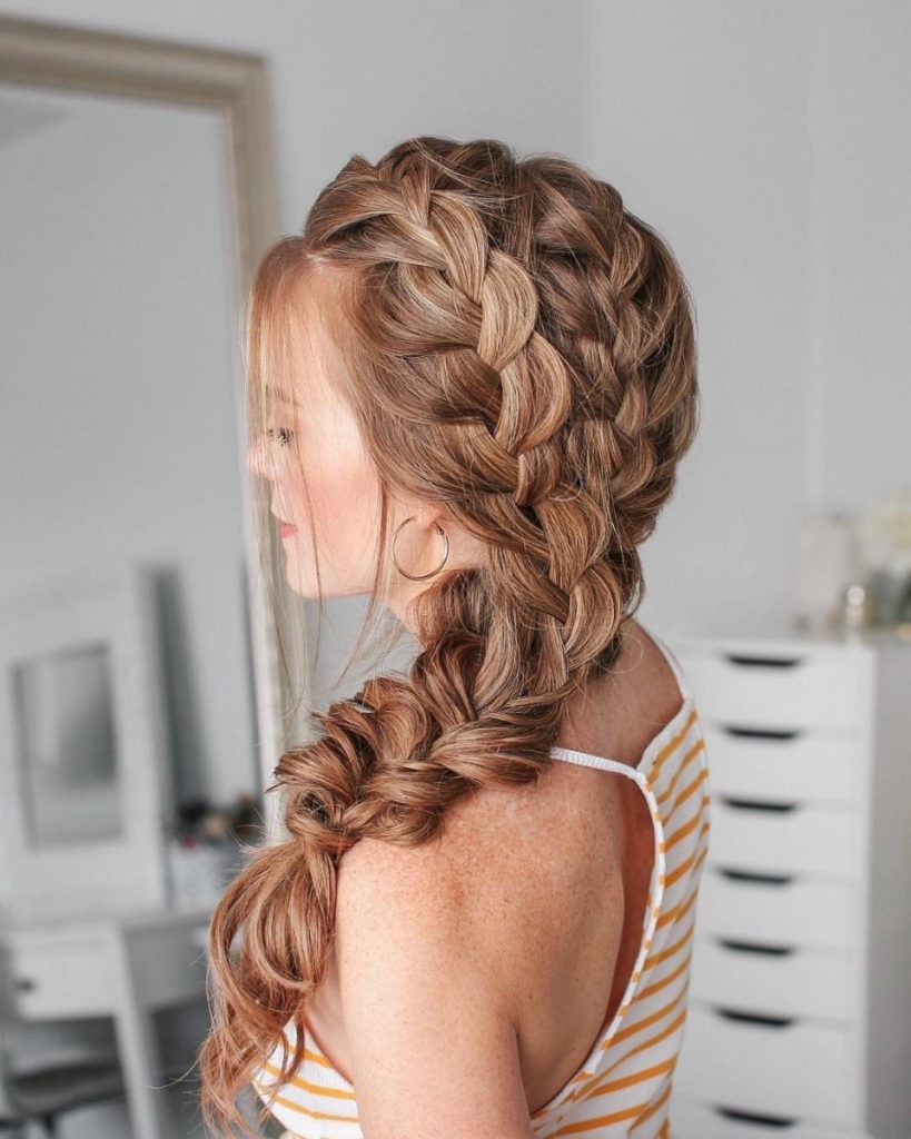 Braids for long hair in 2021-2022