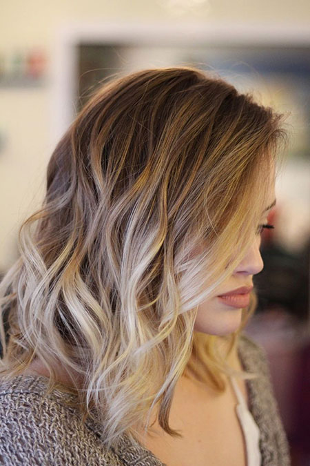 Brown to Blonde, Hair Balayage Color Blonde