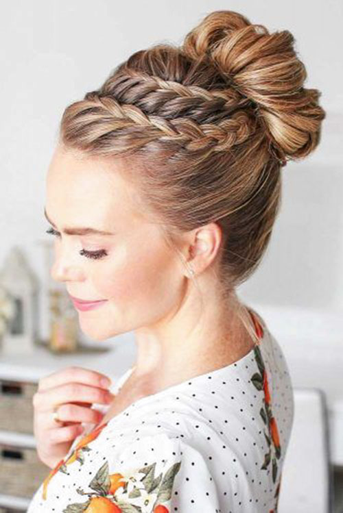 Braided Bun Styles