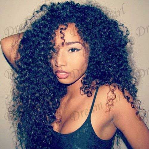 Hairstyles for Black Women with Long Kinky Curly Hair