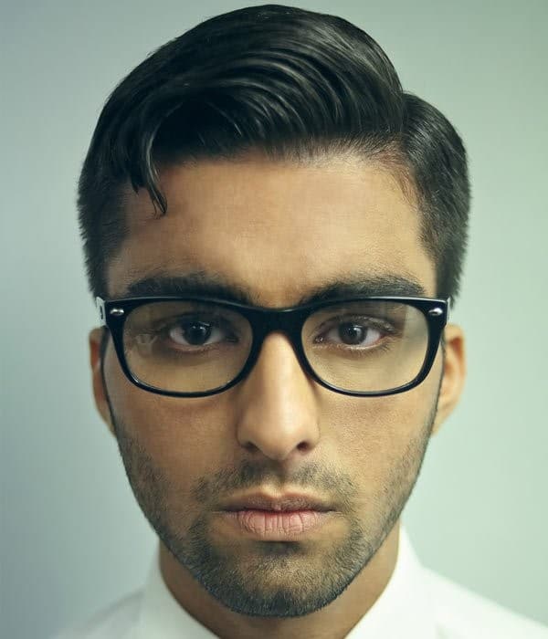 Hipster Haircut With Side Part