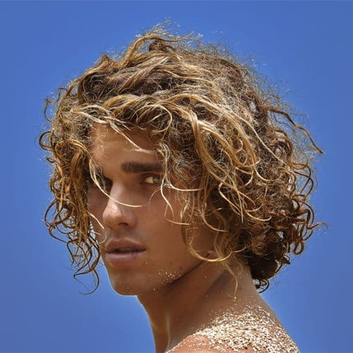 Long Hair Perm Men