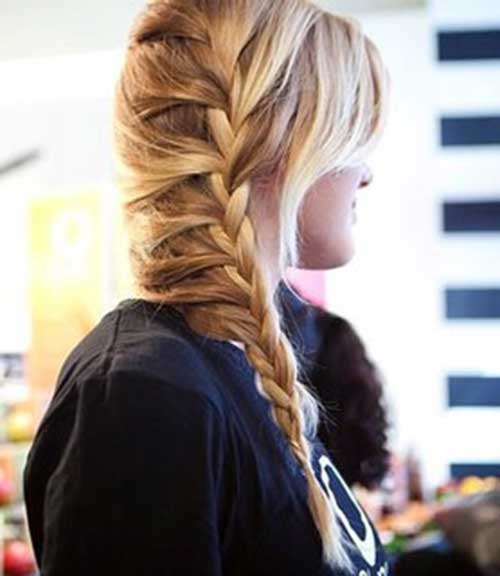 French Braid in Long Hair