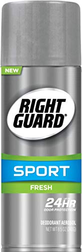 Right Guard Sport Aerosol Deodorant, Fresh, 8.5 Ounces (Pack of 12)