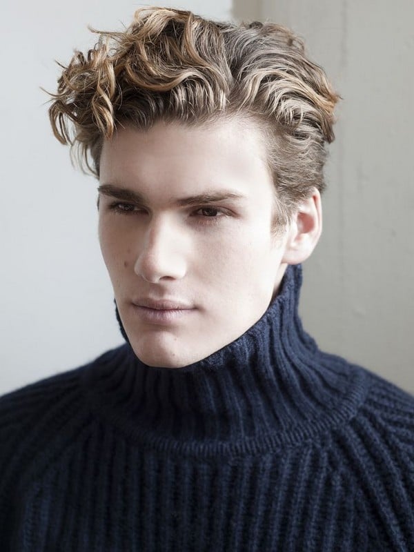 Wavy Hairstyles for men