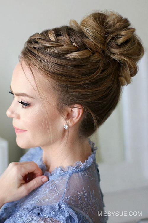 Braided Bun Styles