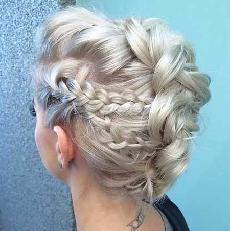 Medium, Length, Hairs, Updo, Wedding