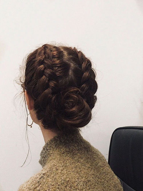 Braided Bun Styles