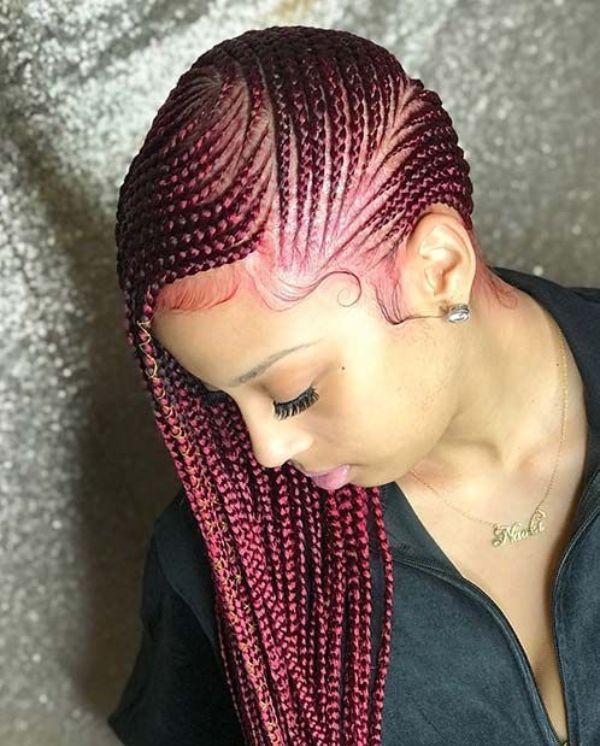 Red Cornrows