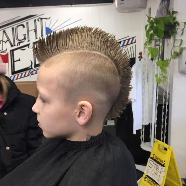 full spiked mohawk hairstyle for boys