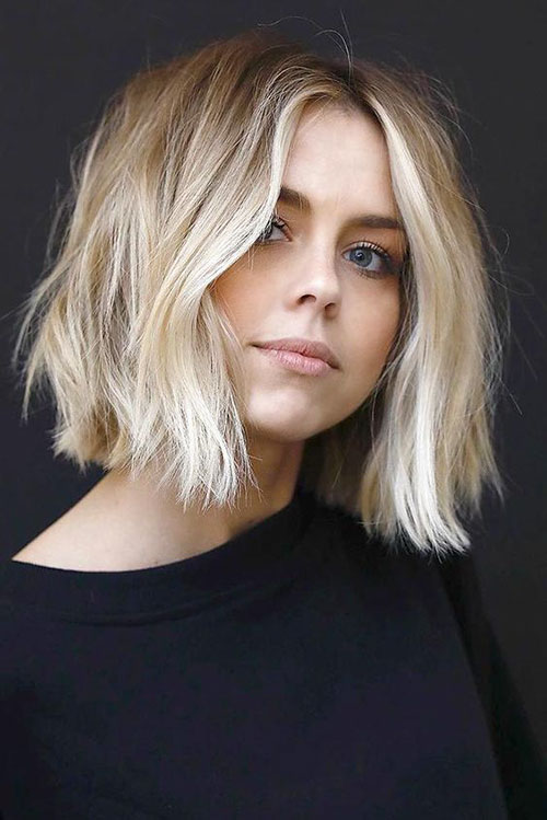 Short Brown Hair With Blonde Highlights