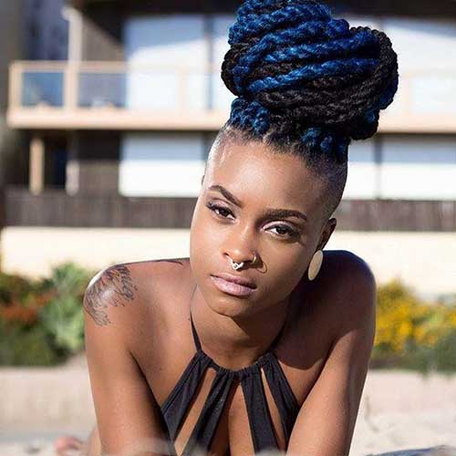 Afro Hairstyles with Braids-19