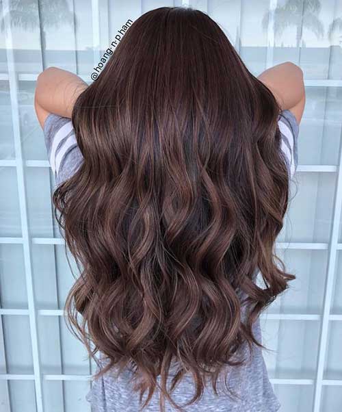 Chocolate Brown Hair Color Ideas-17