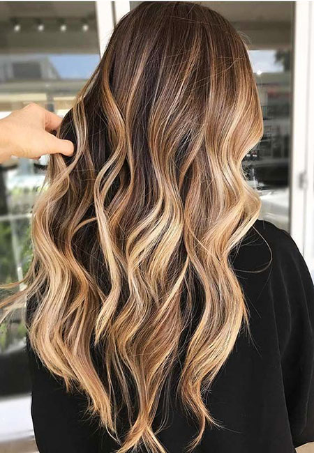 Hair Balayage Color Blonde