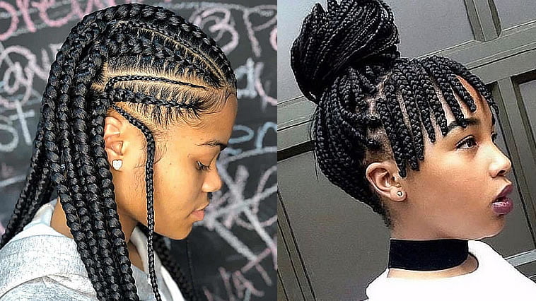 Braids hairstyles for black women 2019-2020