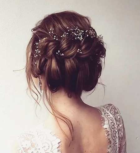 Waterfall, Updo, Wedding