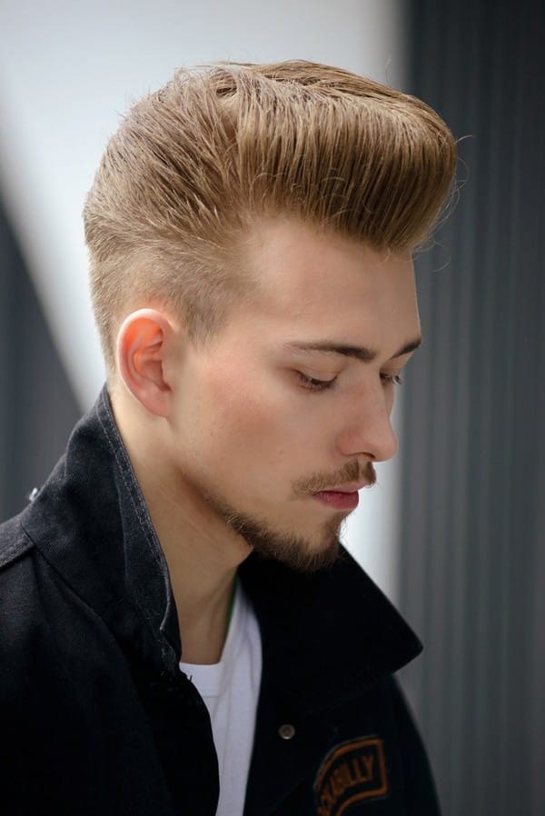 how to create a pompadour