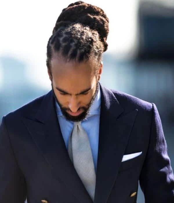 long hairstyles for black men