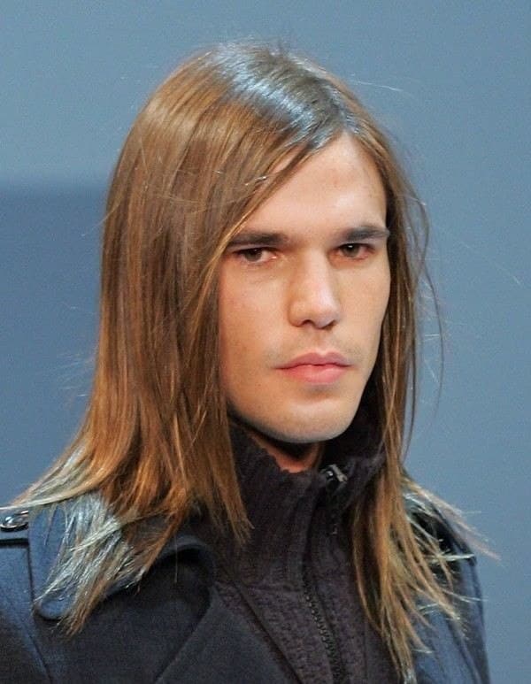 mens long layered hairstyle