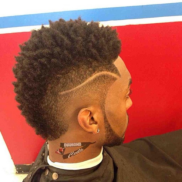 curly fade mohawk haircut men